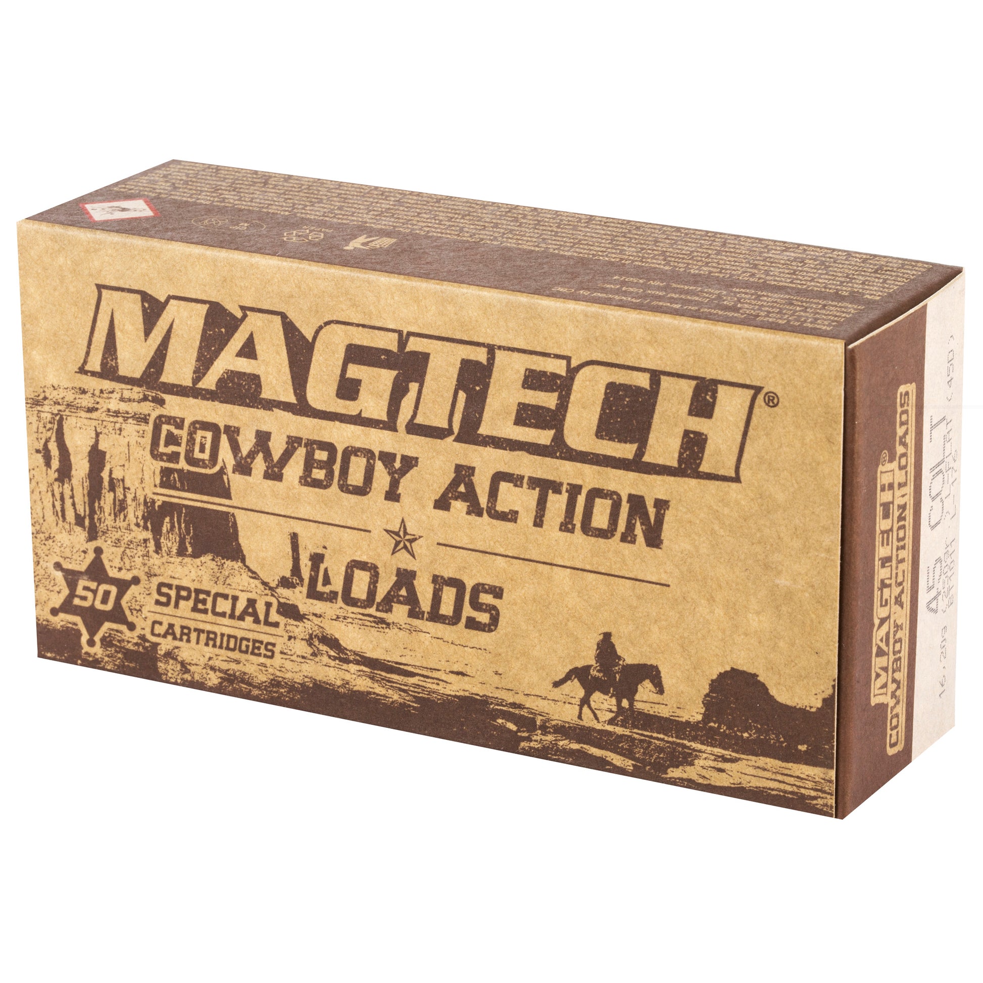 Magtech, Cowboy Action Loads, .45 Colt, 250 Grain | Lead Flat Nose, L-Flat | 50 Rounds per Box 