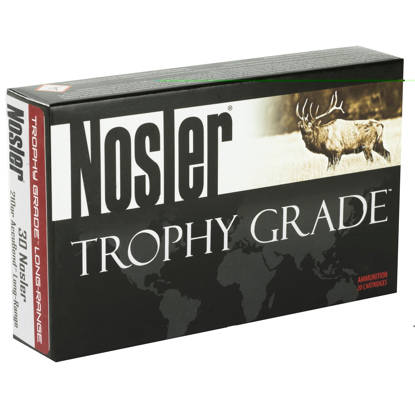 Nosler, Trophy Long Range, 30, 210 Grain, AccuBond  (20 Round Box)