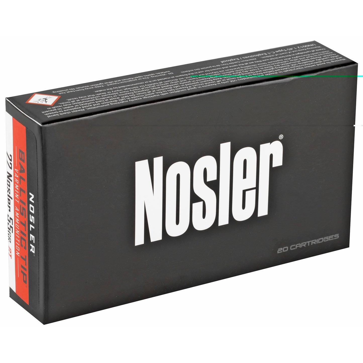 Nosler, Trophy, 22 Nosler, 55Gr, Ballistic Tip, (20 Round Box)