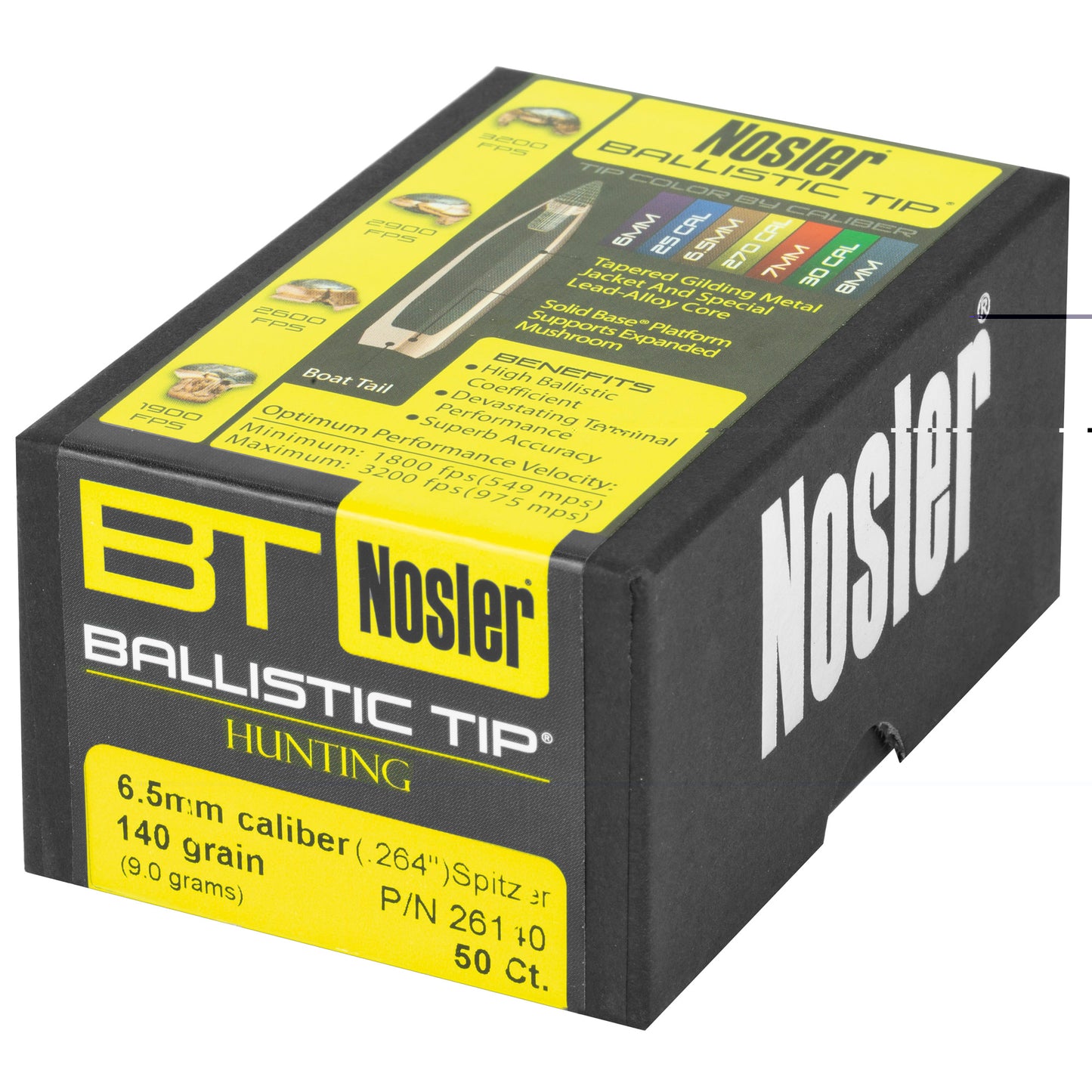 Nosler 6.5mm 140gr 50ct