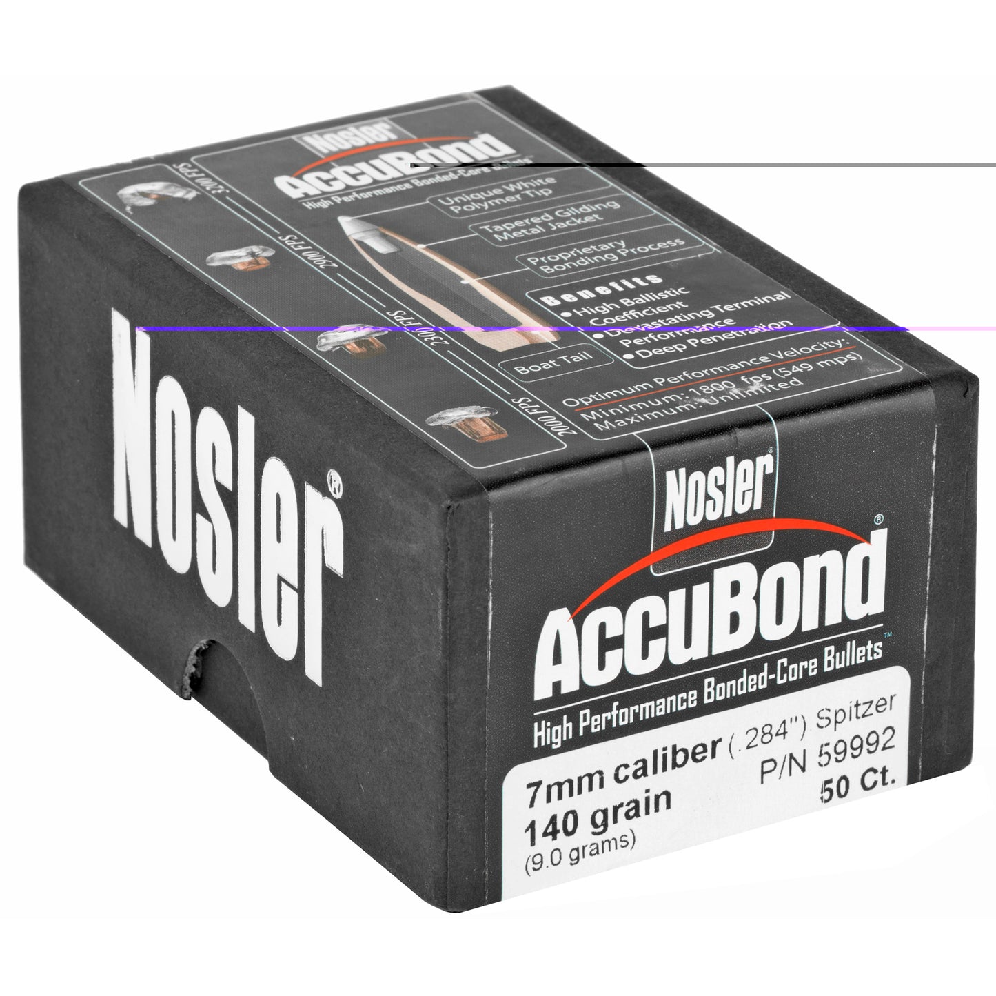 Nosler 7mm 140gr Accubond 50ct