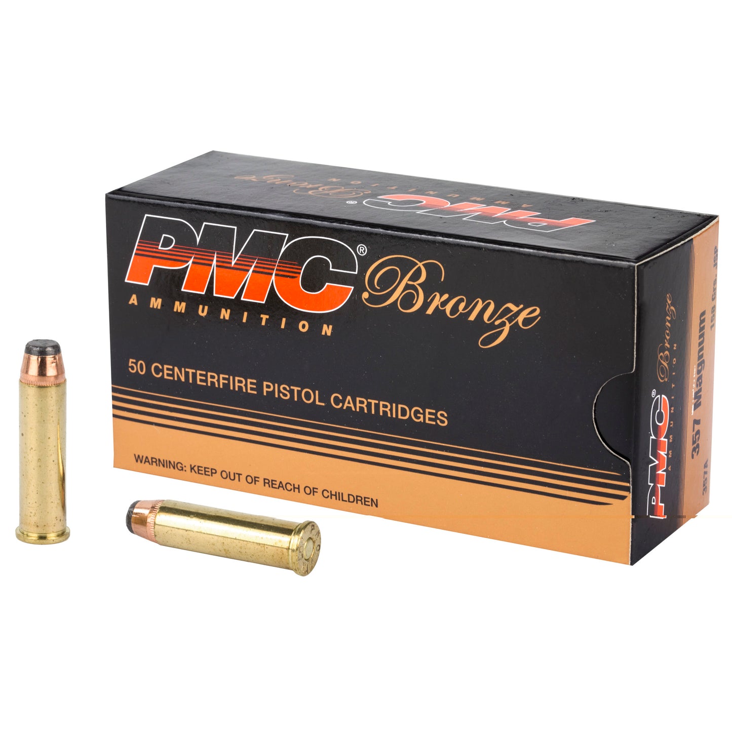 PMC Ammunition, Bronze, 357MAG, 158 Grain | JSP |  (50 Round Box)