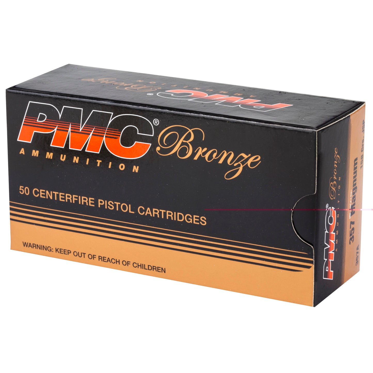 PMC Ammunition, Bronze, 357MAG, 158 Grain | JSP |  (50 Round Box)