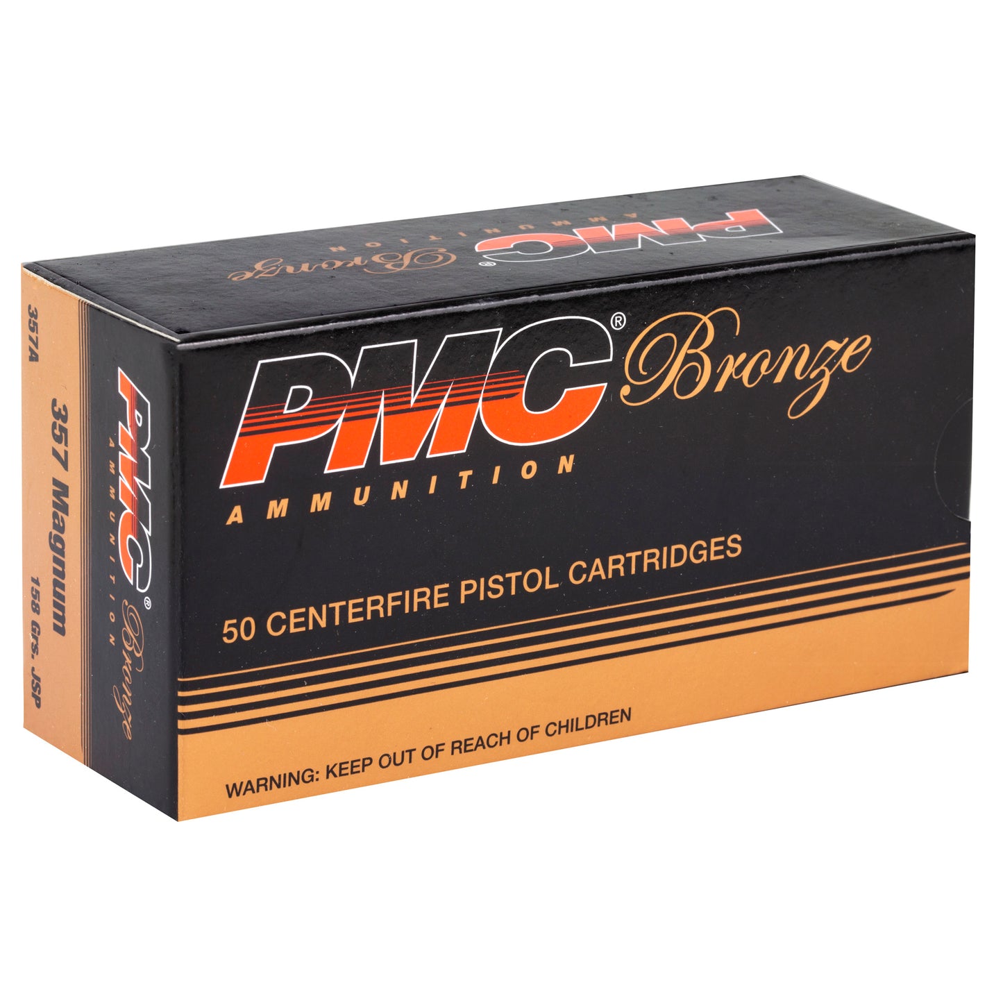 PMC Ammunition, Bronze, 357MAG, 158 Grain | JSP |  (50 Round Box)