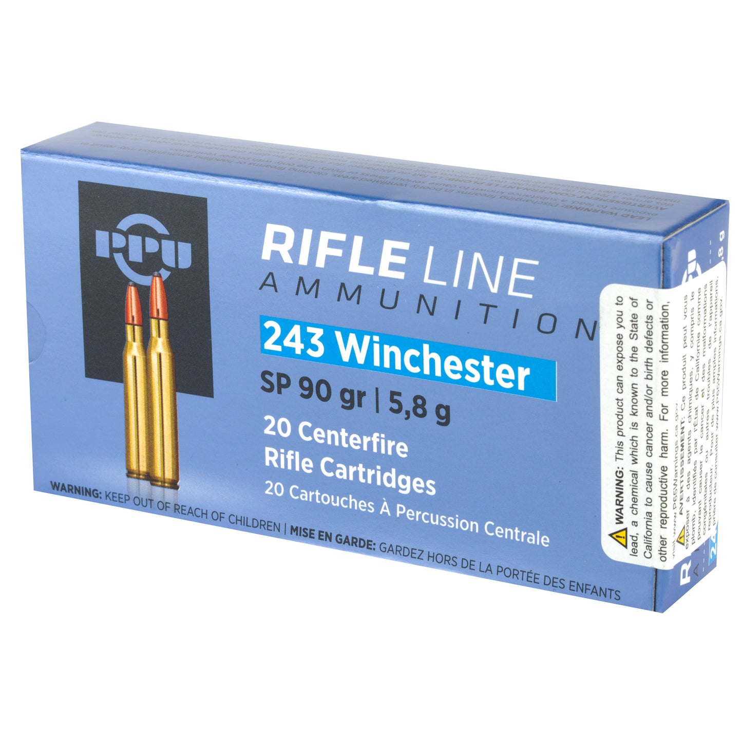 Prvi Partizan, Rifle, 243 Win, 90 Grain | SP |  (20 Round Box)