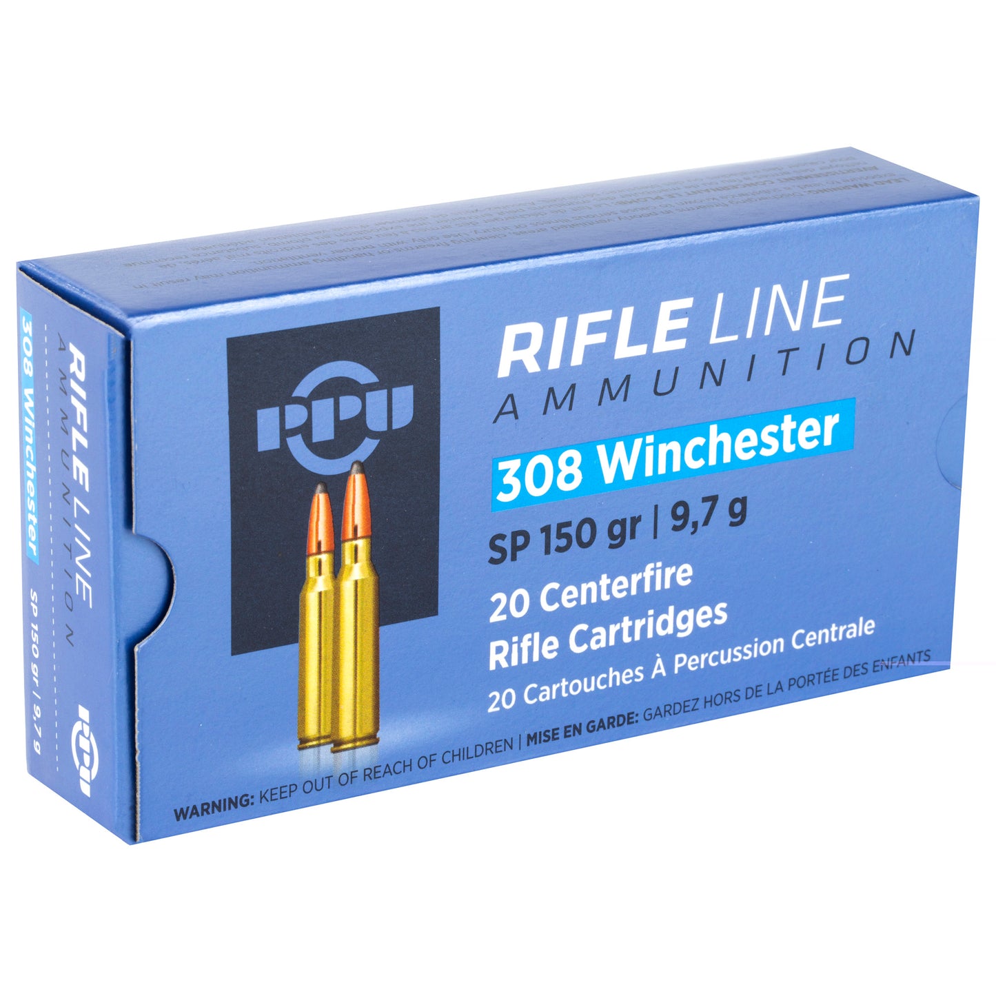 Prvi Partizan, Rifle, 308 Win, 150 Grain, Soft Point, 20 Round Box