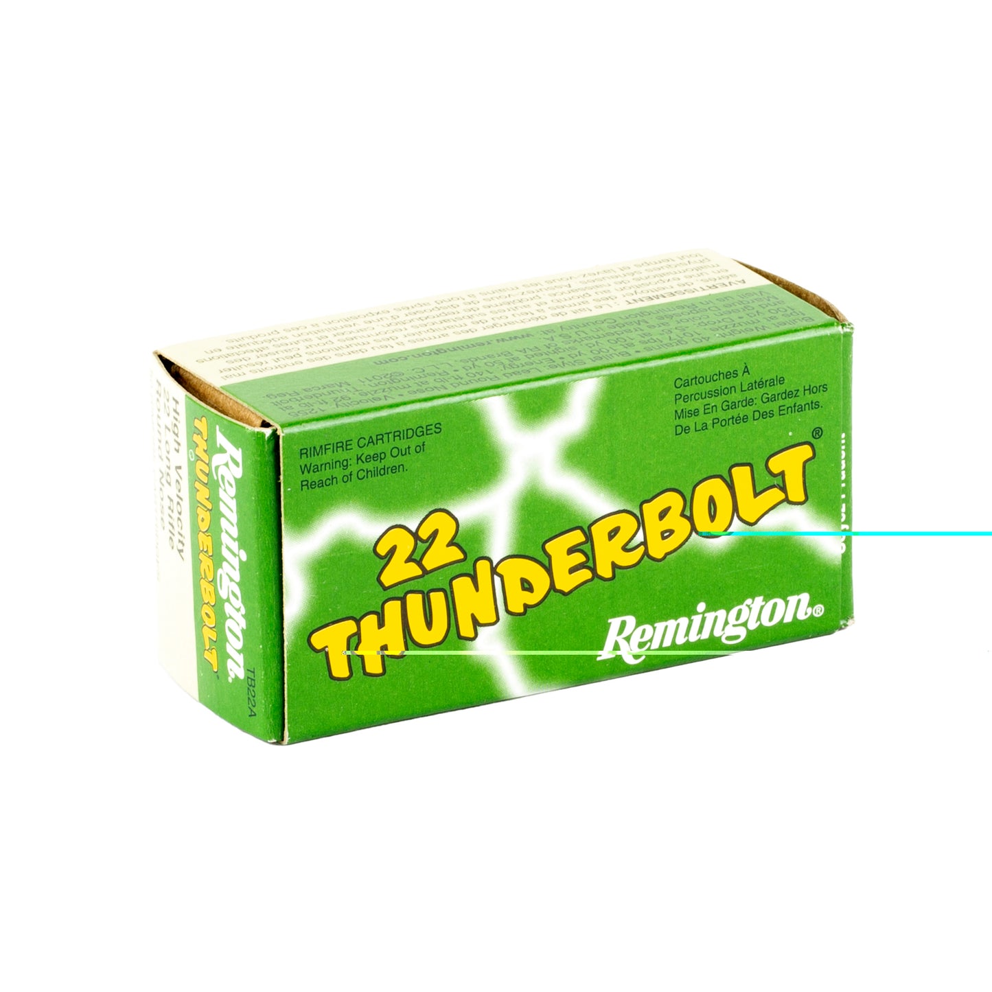 Remington, Thunderbolt, 22 LR, 40 Grain, Lead Round Nose, 50 Round Box