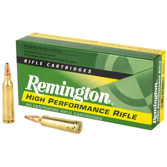 Remington 22-250 55Gr Pointed Soft Point (20 Round Box)