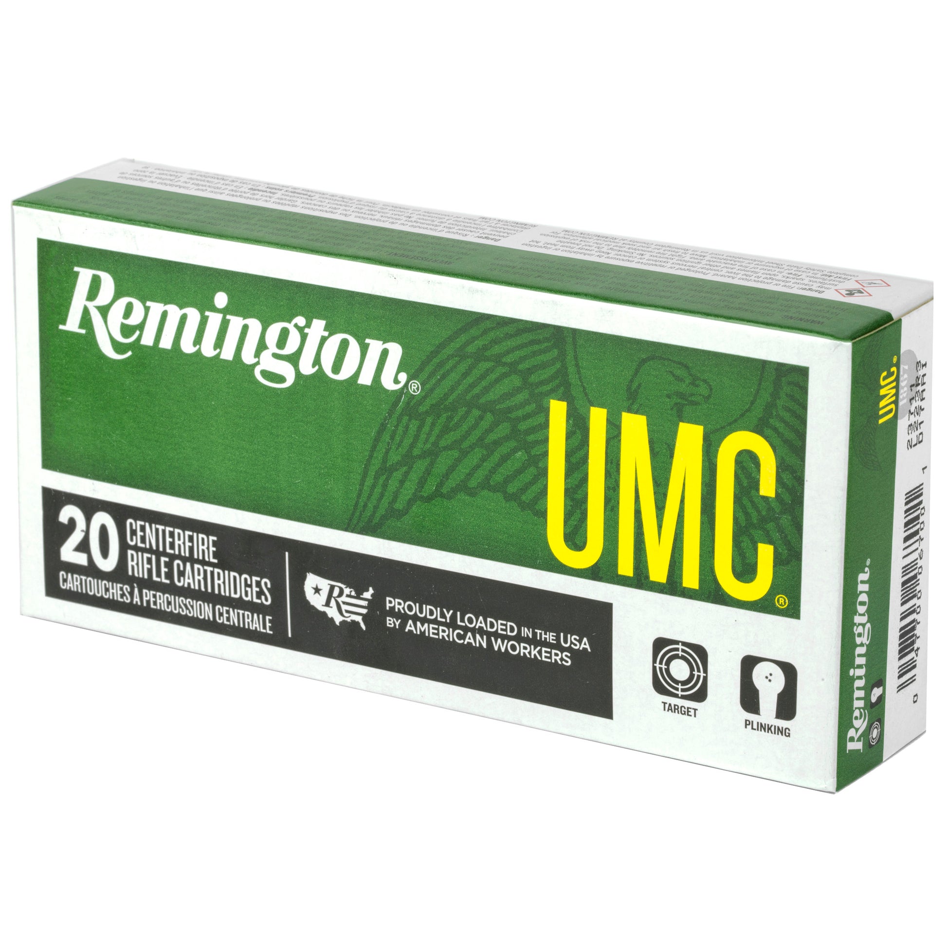 Remington, UMC, 223 Remington, 55 Grain, Full Metal Jacket, 20 Round Box