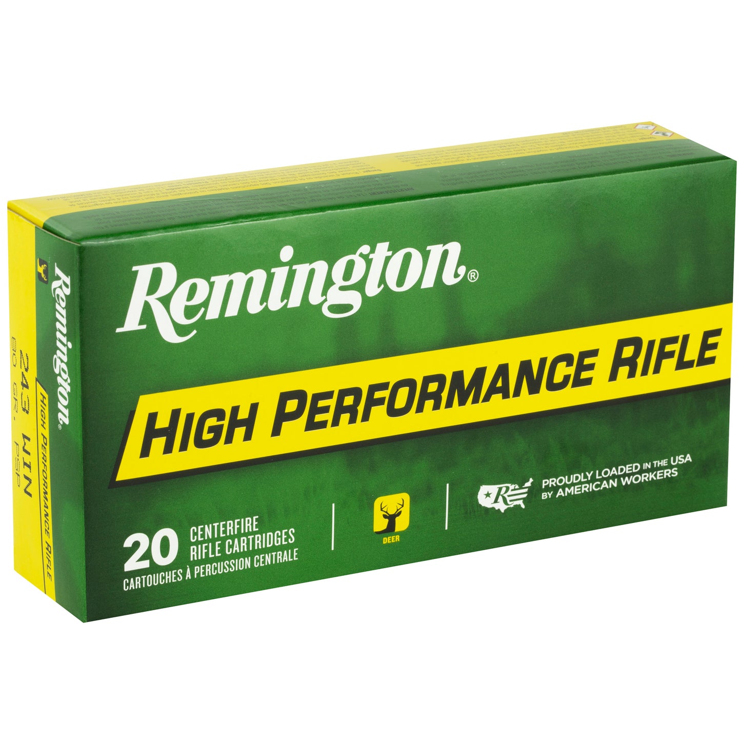 Remington, High Performance, 243 Winchester, 80 Grain | PSP |  (20 Round Box)