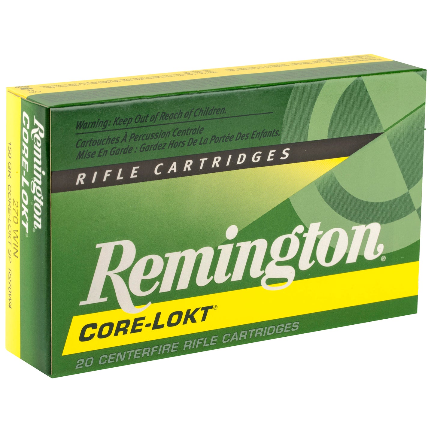 Remington, Core Lokt, 270 Winchester, 150 Grain | SP |  (20 Round Box)