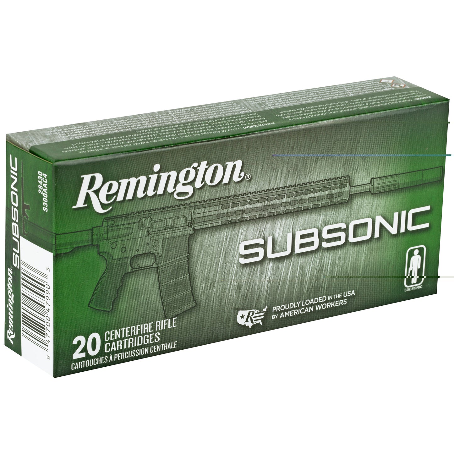 Rem 300blk 220gr Subsonic 20/200