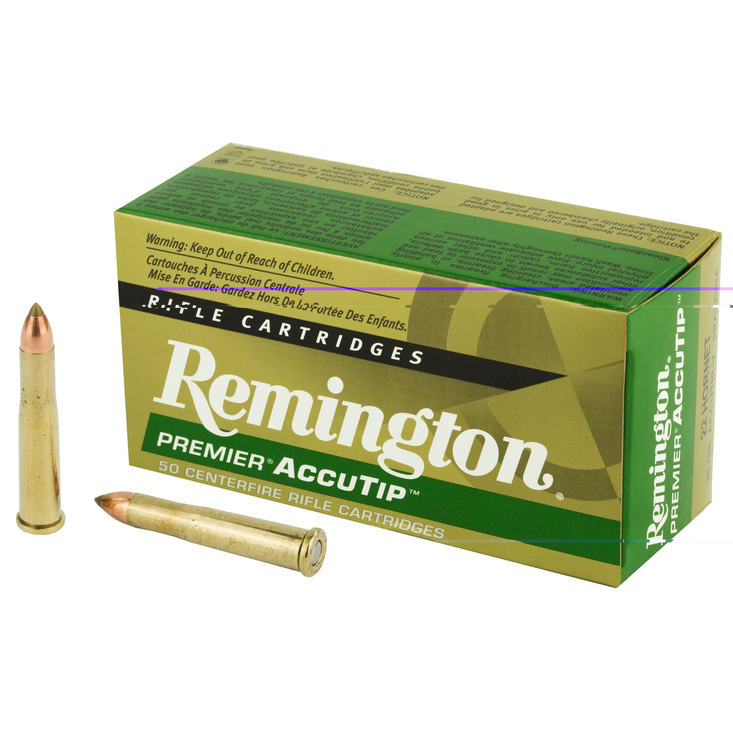 Remington Premier AccuTip 22hrn 35gr Abt 50 Round Box