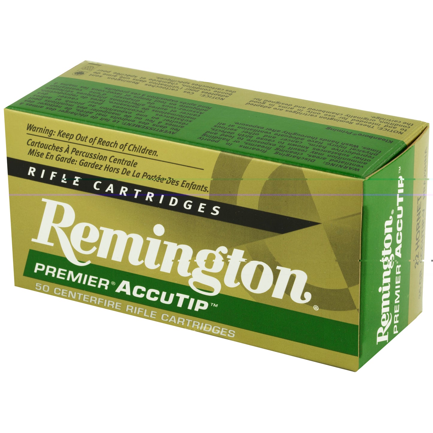 Remington Premier AccuTip 22hrn 35gr Abt 50 Round Box