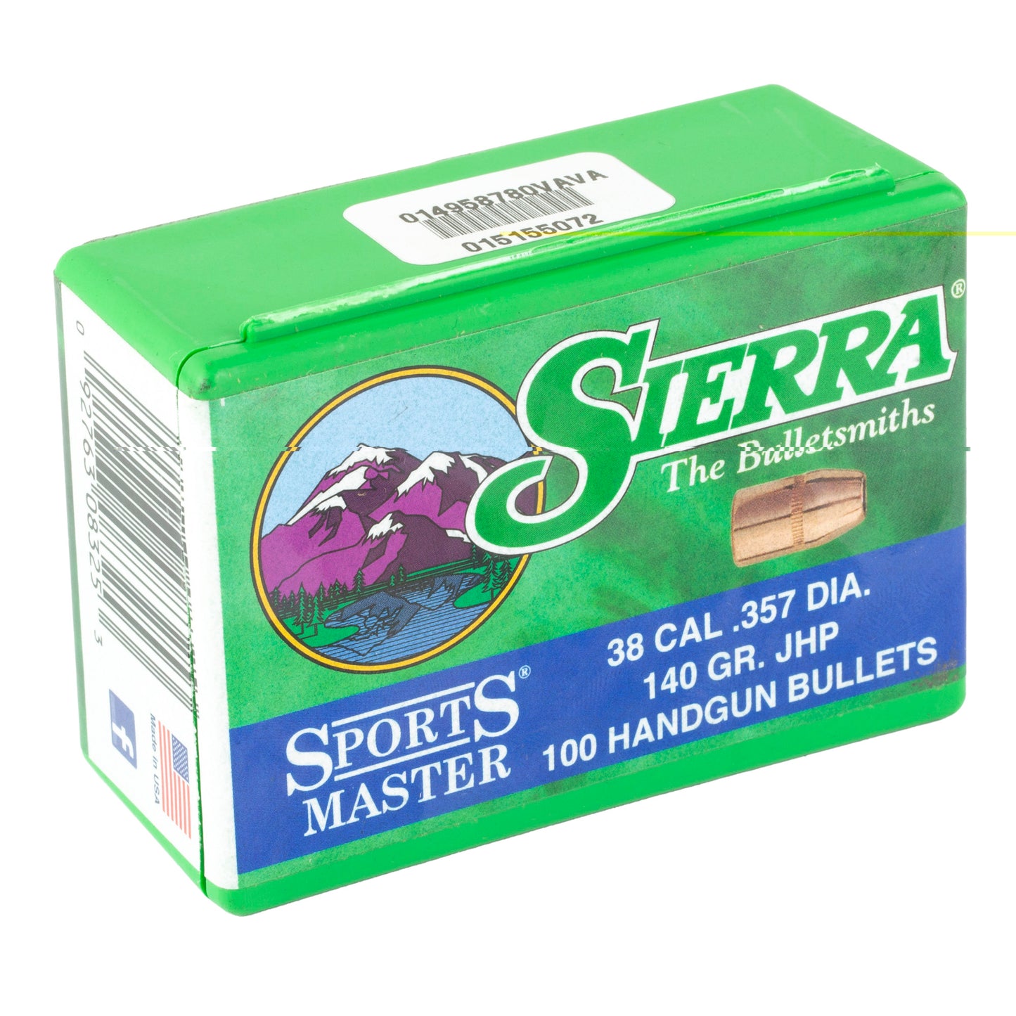 Sierra Sportsmaster .38 140gr 100 Ct