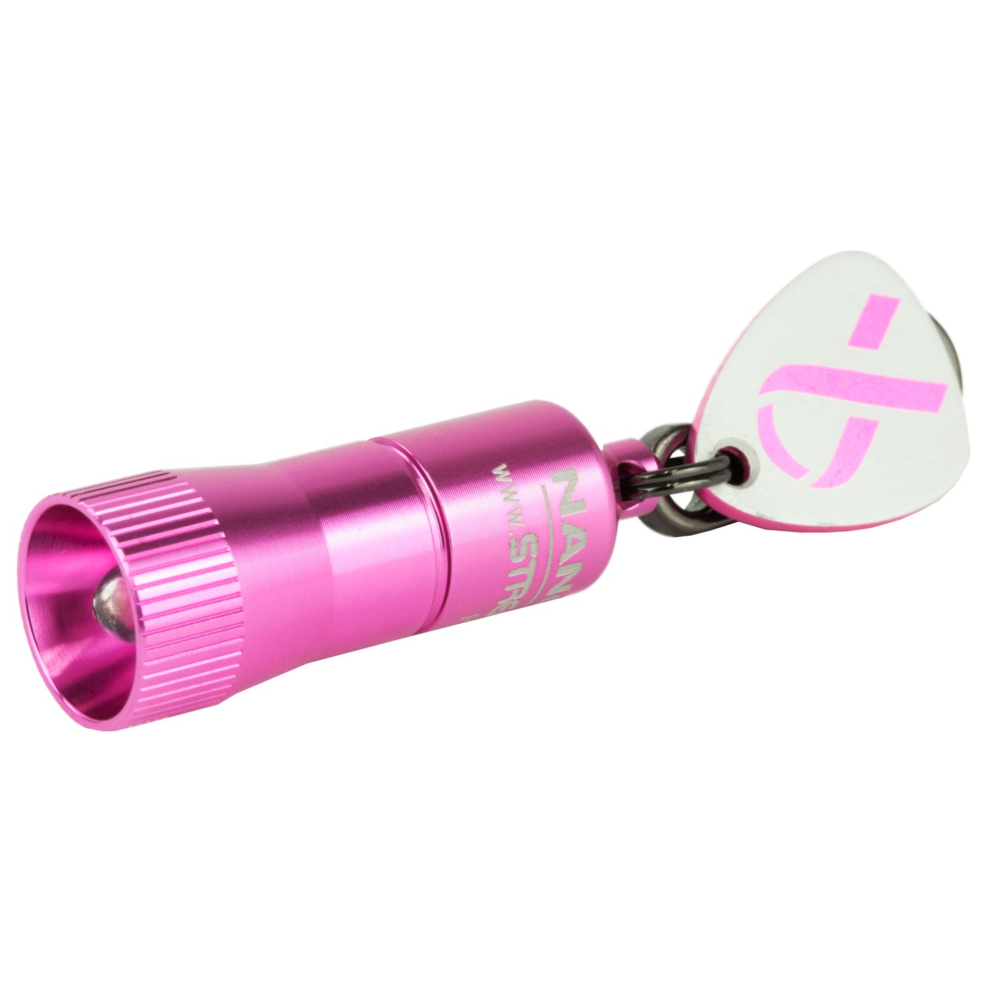 The Streamlight Nano 1.47" LED Pink NBCF is a compact and powerful keychain flashlight designed for convenience and durability