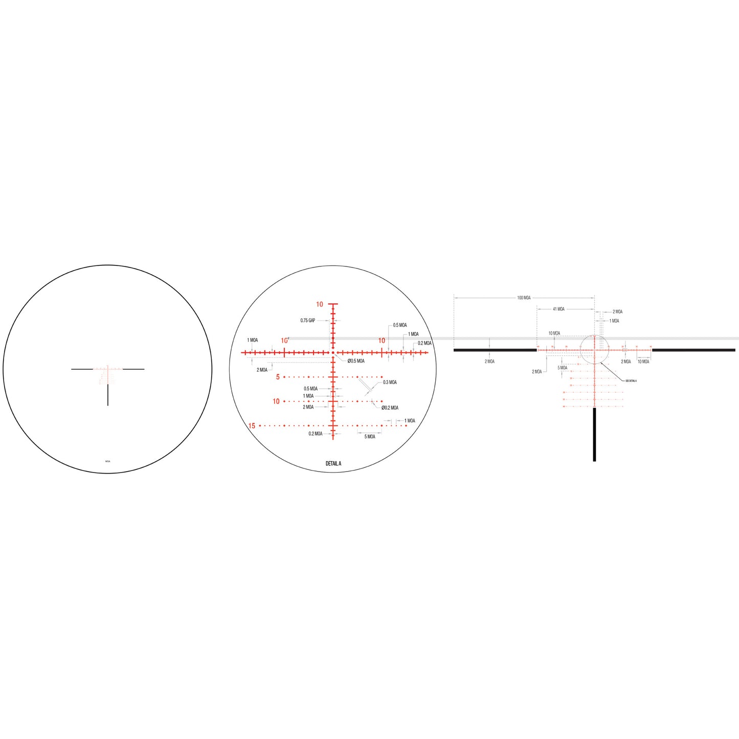 Trijicon Credo 2-10x36 Ffp Moa Red