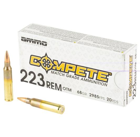 AMMO INC 223REM 68GR OTM (20 Round Box)