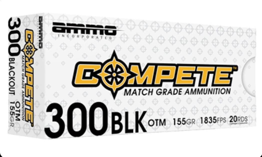 AMMO INC 300BLK 155GR OTM (20 Round Box)