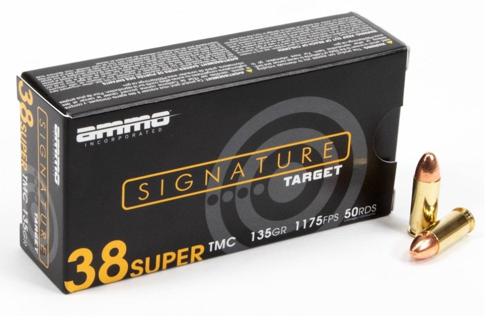 AMMO INC 38 SUPER 135GR TMC (50 Round Box)