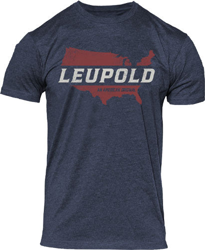 Leupold Mens Tee American - Original Navy Heather Xxl<