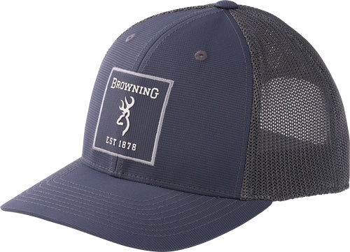 Browning Cap Tested Carbon - Square Patch Flex Snapback Ad!