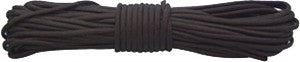 Red Rock 550 Parachute Cord - 50 Feet Black