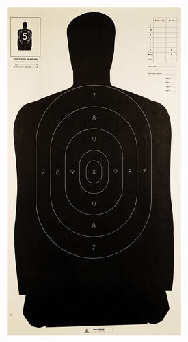 Champion Tgt Paper 24"x45" - B27 Police Target 100pk