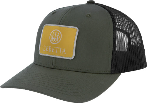 Beretta Cap Field 112 Trucker - Square Patch Mesh Loden/grpht!