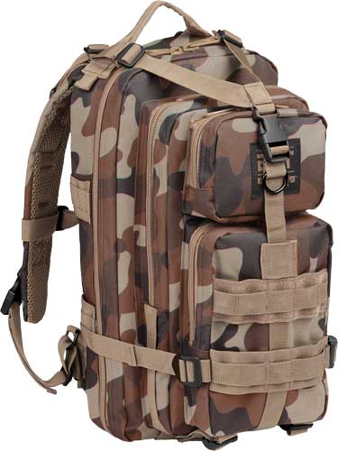 Bulldog Compact Backpack with MOLLE - Throwback Camo