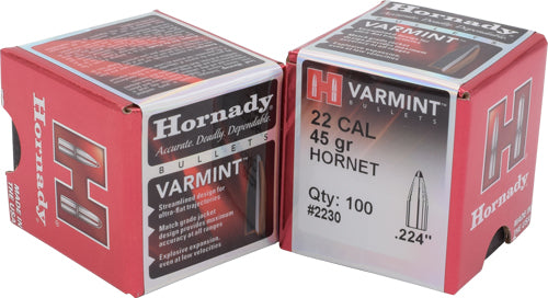 Hornady Bullets 22 Cal .224 - 45gr Jsp 100ct 40bx/cs