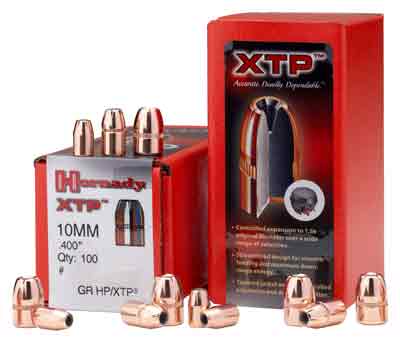 Hornady Bullets 10mm .400 Cal - 180gr Xtp 100ct 15bx/cs