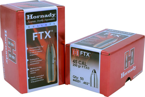 Hornady Bullets 45 Cal .452 - 250gr Ftx 50ct 25bx/cs