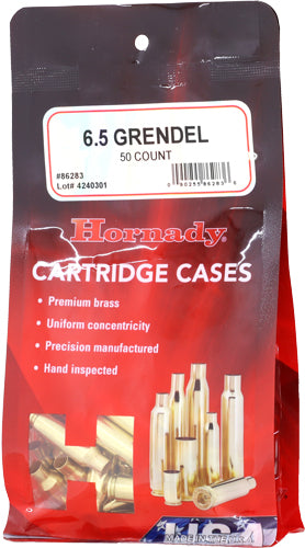 Hornady Unprimed Cases - 6.5 Grendel 50pk 5bx/cs