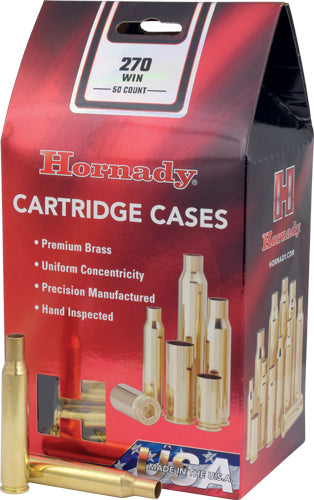 Hornady Unprimed Cases - .270 Win 50pk 5bx/cs