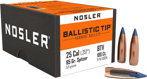 Nosler Bullets 25 Cal .257 - 85gr Ballistic Tip 100ct