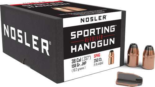 Nosler Bullets 38 Cal .357 - 158gr Jhp 250ct