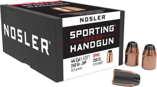 Nosler Bullets 44 Cal .429 - 240gr Jhp 250ct