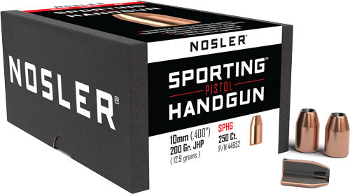 Nosler Bullets 10mm .400 - 200gr Jhp 250ct