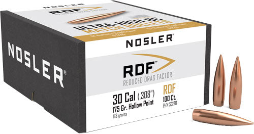 Nosler Bullets 30 Cal .308 - 175gr Rdf Hpbt 100ct