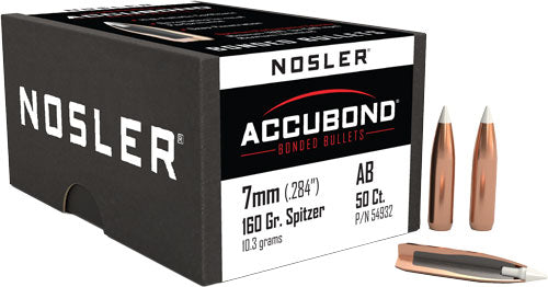 Nosler Bullets 7mm .284 - 160gr Accubond 50ct