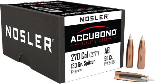 Nosler Bullets 270cal .277 - 130gr Accubond 50ct