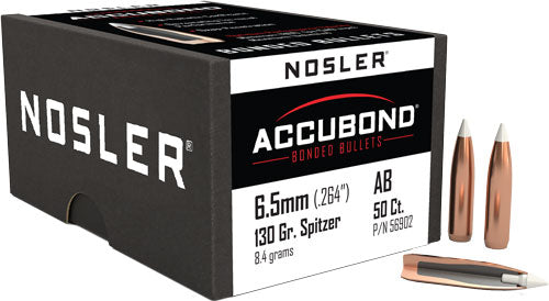 Nosler Bullets 6.5mm .264 - 130gr Accubond 50ct