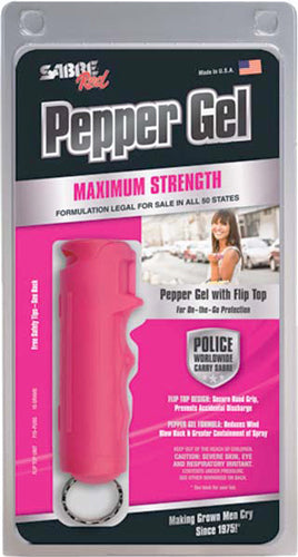 Sabre Ruger Red Pepper Gel - Spray Flip Top Pink 15gr