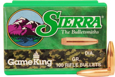 Sierra Bullets .22 Cal .224 - 55gr Hp-bt 100ct