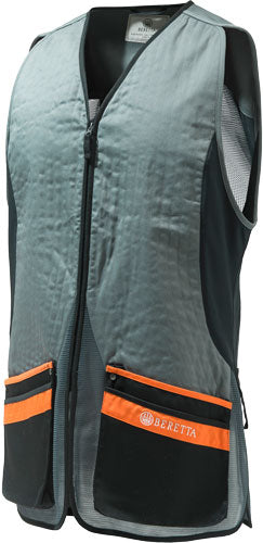 Beretta Men's S.pigeon Vest - Medium Grey/orange