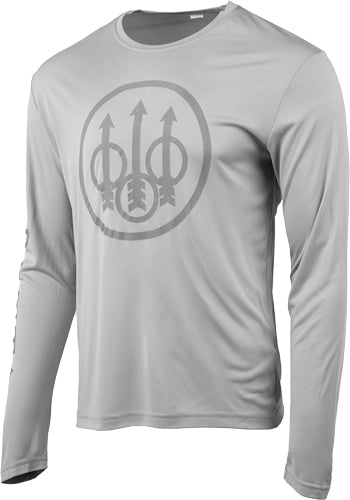 Beretta T-shirt Ls Vintage - Trident Large Light Grey<