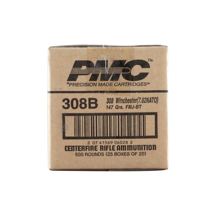 PMC Bronze .308 Winchester Rifle Ammo - 147 Grain | FMJ-BT