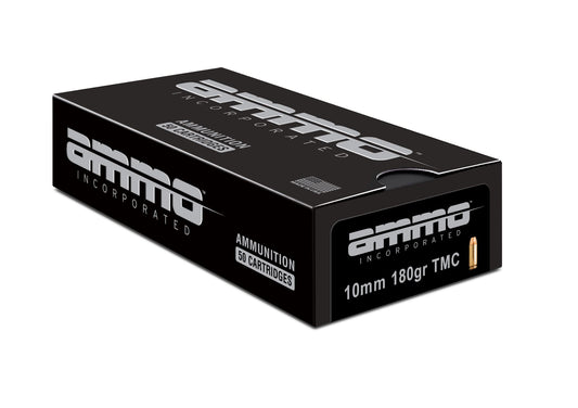 Ammo Inc Signature 10mm Handgun Ammo - 180 Grain | Total Metal Coating | (1000 Round Case)