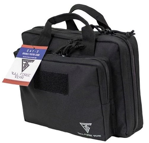 Full Forge Gear Cat-2 Double Pistol Case - Black | 12"x10"